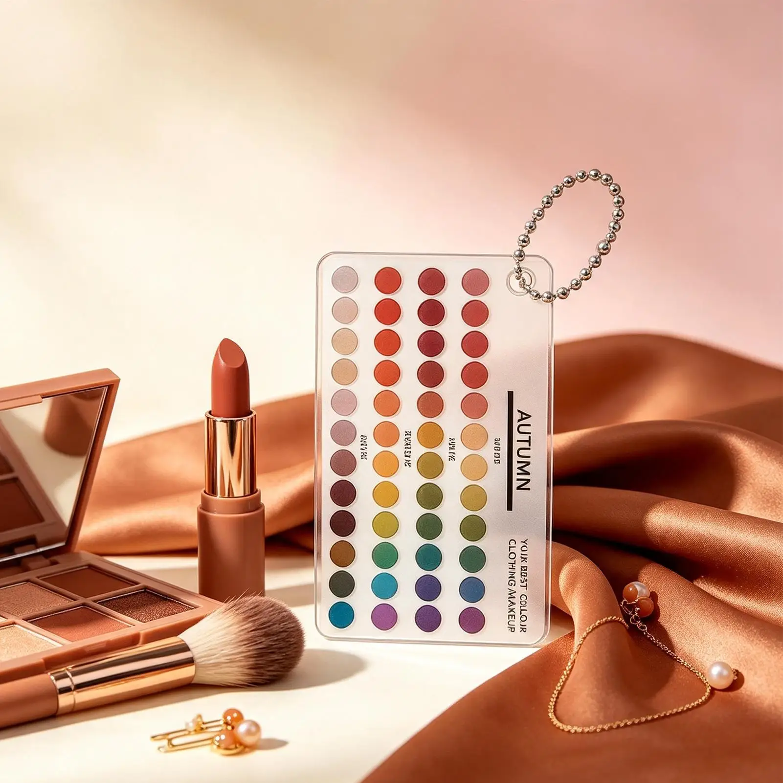 Seasonal Color Selection Cards 4 Pieces Portable Vibrant Quick Reference Acrylic Makeup Shopping Color Reference Cards For Home
