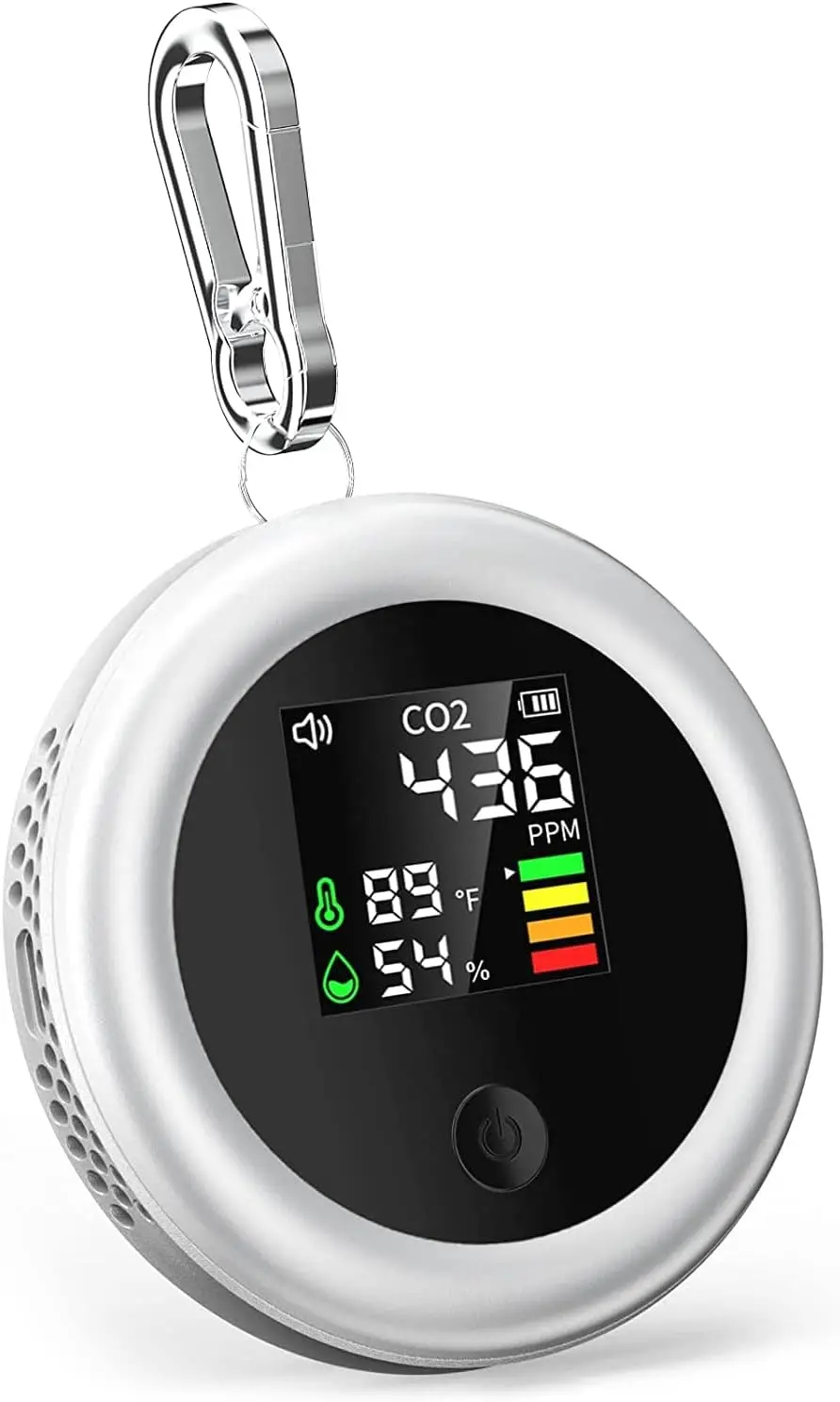 Mini CO2 Tester W/s Temperature and Humidity Measurement Portable Co2 Monitor High-Precision Carbon Dioxide Detector