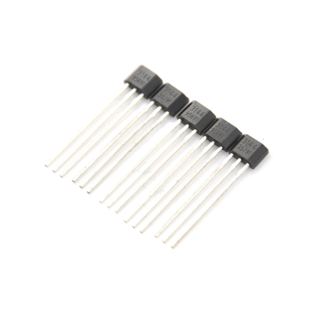 New 5 Pcs 3144 Hall Effect Sensor Magnetic Detector 4.5-24V