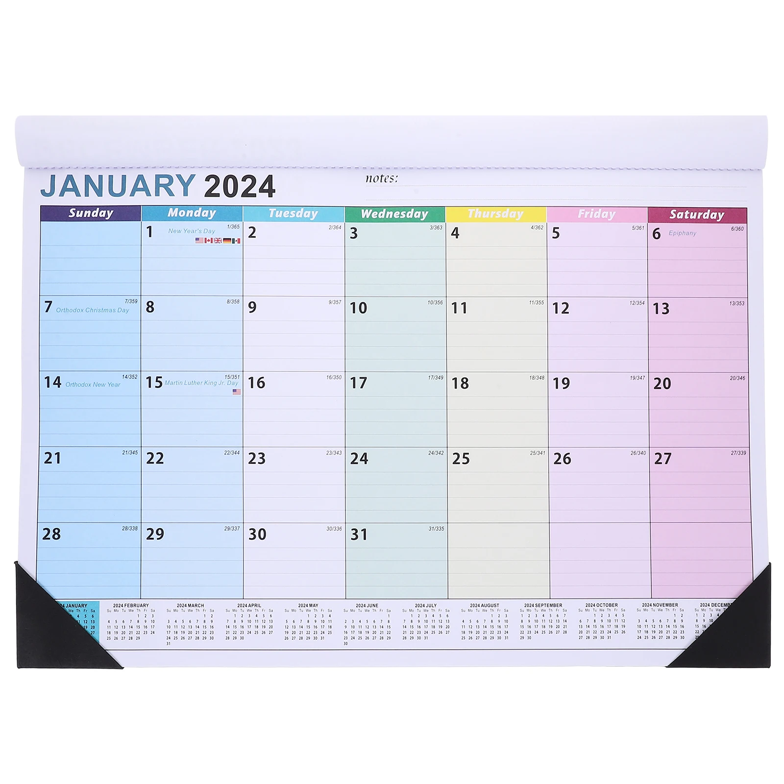 

Comfortable Touch Simple Design 2023 Hanging Wall Calendar European Style Thick Paper For Room Decoration