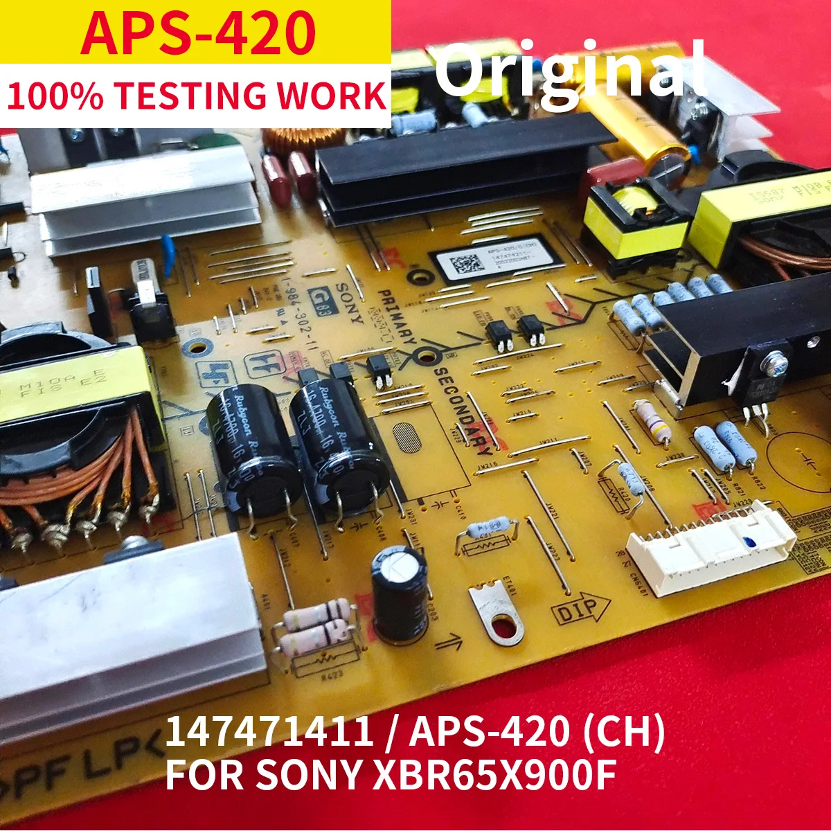 

Power Supply for SONY XBR65X900F TV POWER SUPPLY BOARD 147471411 / APS-420 (CH)