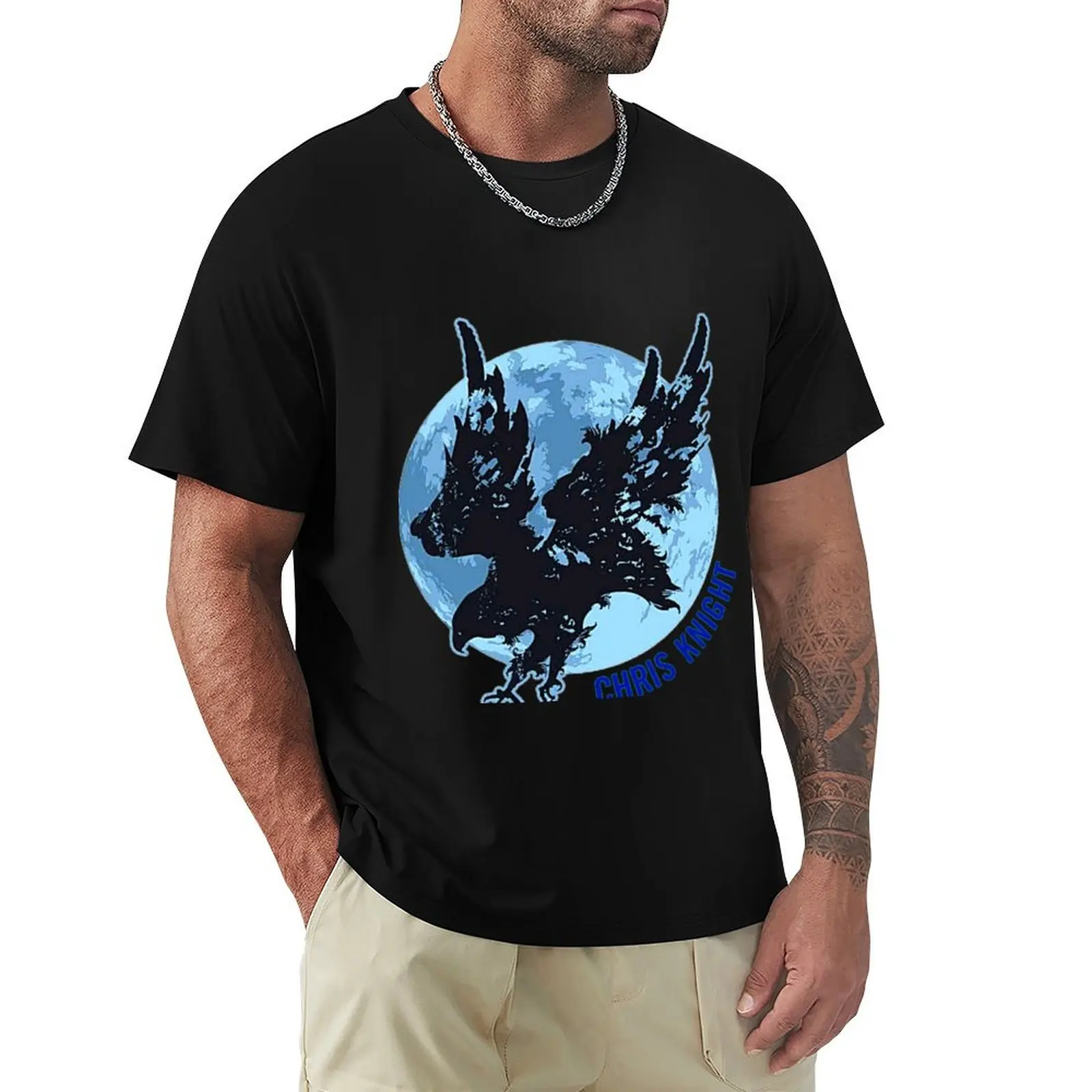Chris Knight singer songwriter best logo Classic T-Shirt Regular Fit Plain Tee Shirt