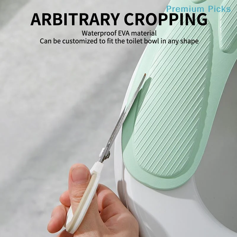 portableToilet Seat Cover 2Pcs Set Soft Plush Bathroom Mat Washable Reusable Toilet Sticker for Home Essentials