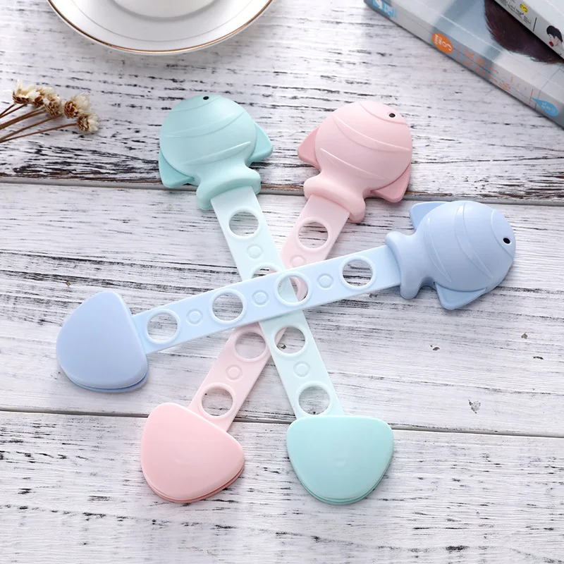 3 Stück Baby-Sicherheitsschlösser für Schränke, Multifunktionale Schubladenschlösser, Kunststoff-Kindersicherheitsschlösser, Kinderschutz-Türschlösser – Detail 3
