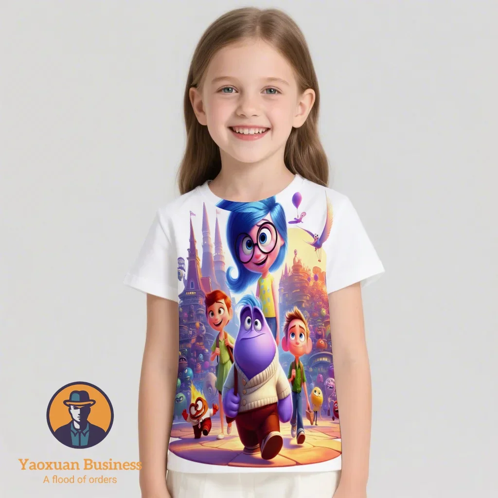 

2025 Intensa Mente Kids Boy Girl Super Hero T-Shirts Short Sleeve Tops Cartoon Casual T Shirt Children Clothes