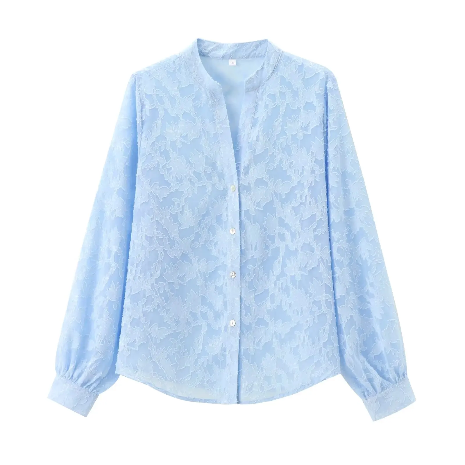 Faionable JNLEAOG المرأة irt الخريف جديد Sle تصميم الشعور مطابقة الأزهار طباعة المرقعة طويلة Sve ألياف البوليستر