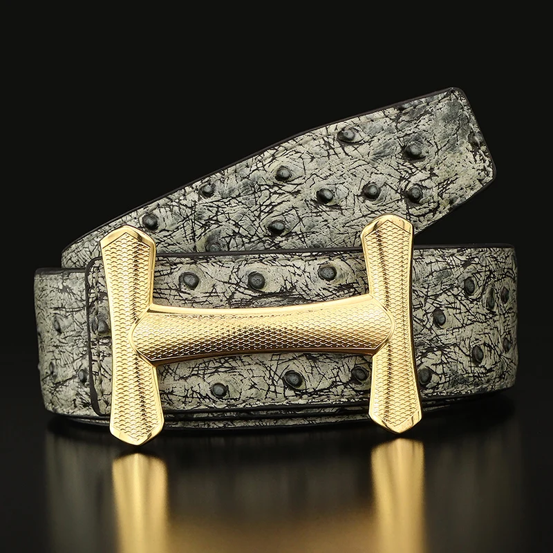 ceinture-en-cuir-veritable-haut-de-gamme-pour-homme-boucle-lisse-de-luxe-ceinture-de-taille-de-style-coreen-tendance-polyvalente-motif-autruche-boucle-en-cuivre