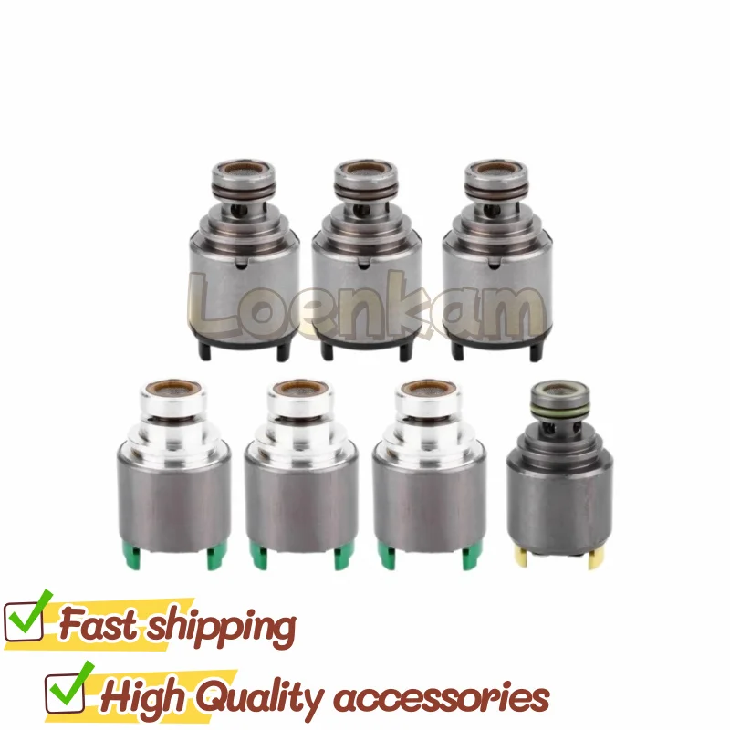 7PCS 5HP19 0501210725 01V927333C ZF5HP19 0260130024 0501210019 5-Speed Transmission Solenoid for BMW Volkswagen Audi Porsche