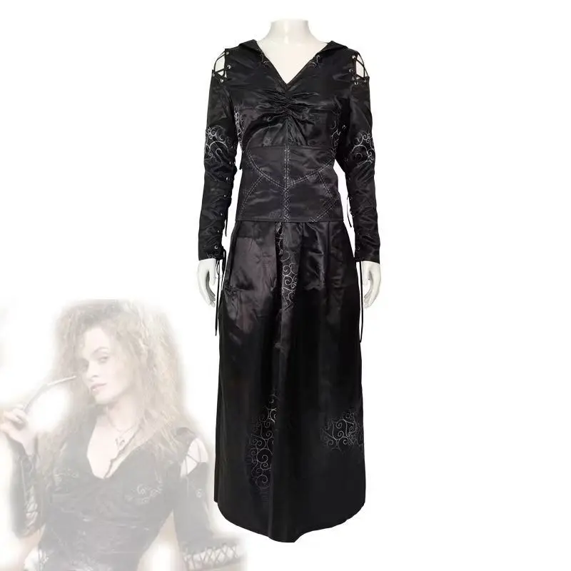 2026 جديد لعب الأدوار الزي Bellatrix Lestrange تأثيري حلي هالوين كرنفال فستان البدلة hotsale #1