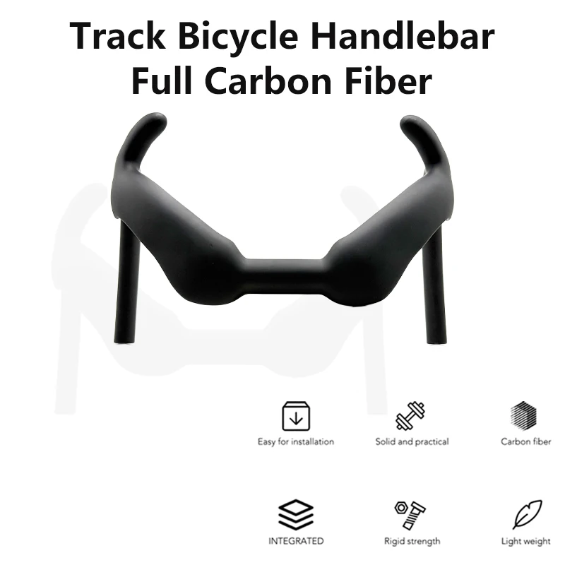 Full Matte Carbon Aero TT Drop Bars 31.8mm Clamp Selectable Width 360-420mm Triathlon Time Trial Racing Bike Handlebars