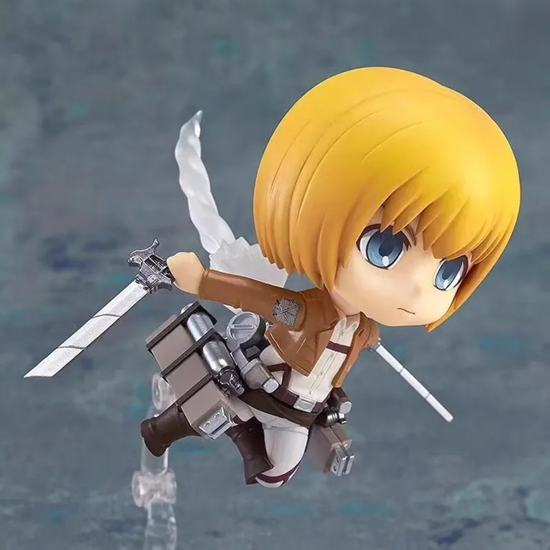 

Anime Attack On Titan Armin Arlert 435 Cute version Movable Face Change Figure 10CM