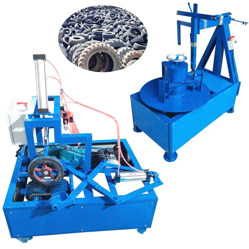 

Automation Waste Tyre Recycling Equipment Tire Tread Slice Cutting Tyres Cutter Machine Blades