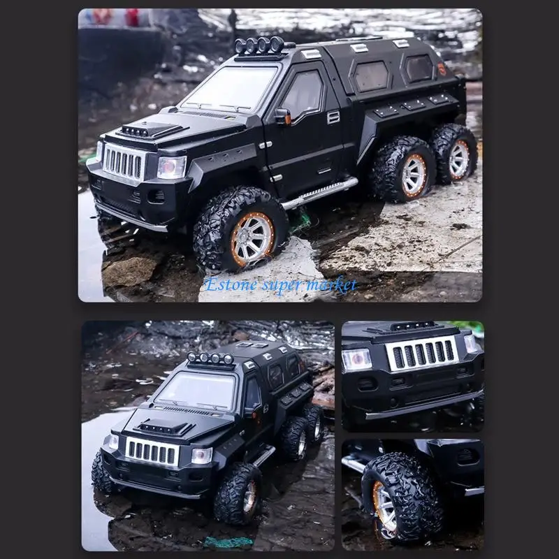 090B 1/24 Pull Back Model Vehicle Mini Car Toy Alloy Crashproof Inertia Car Toy Gift