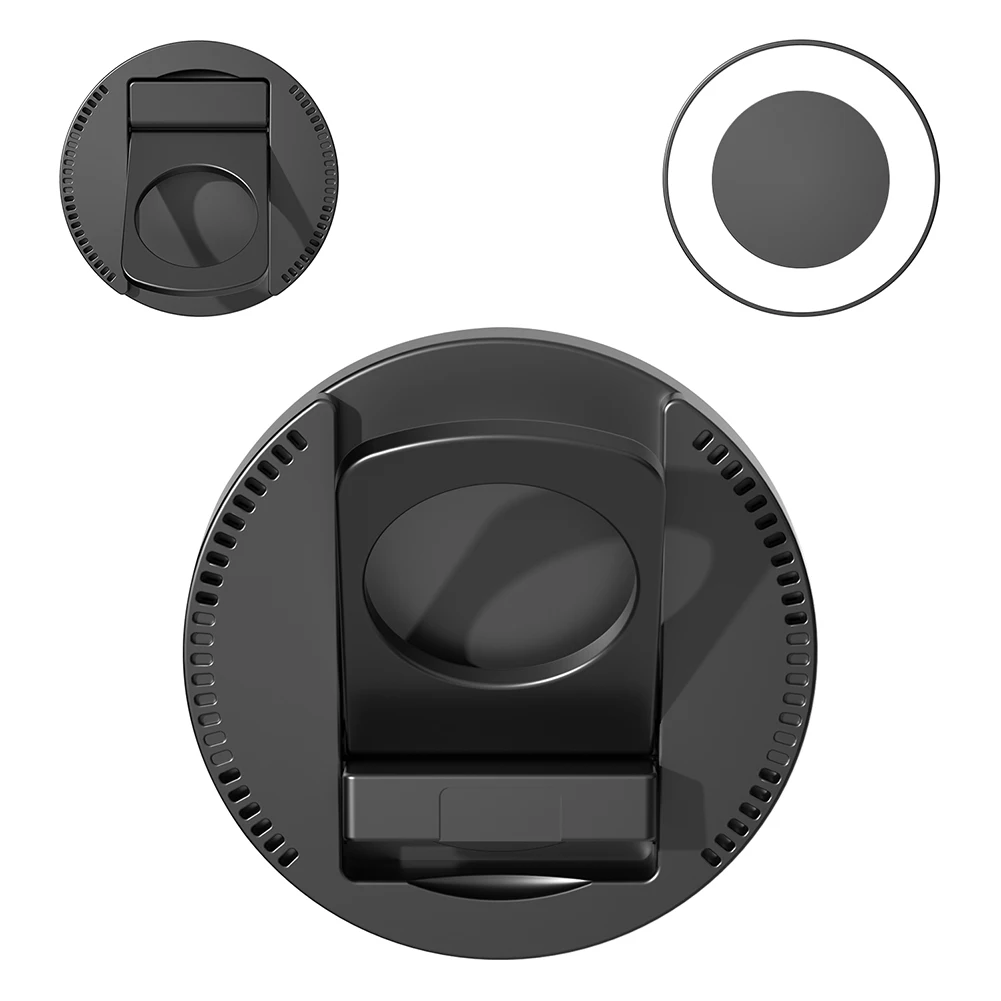 Magnetic Mobile Phone Ring Holder Continuity Camera Mount Charger 15W Wireless Charger 360° Rotation Phone Finger Ring Holder