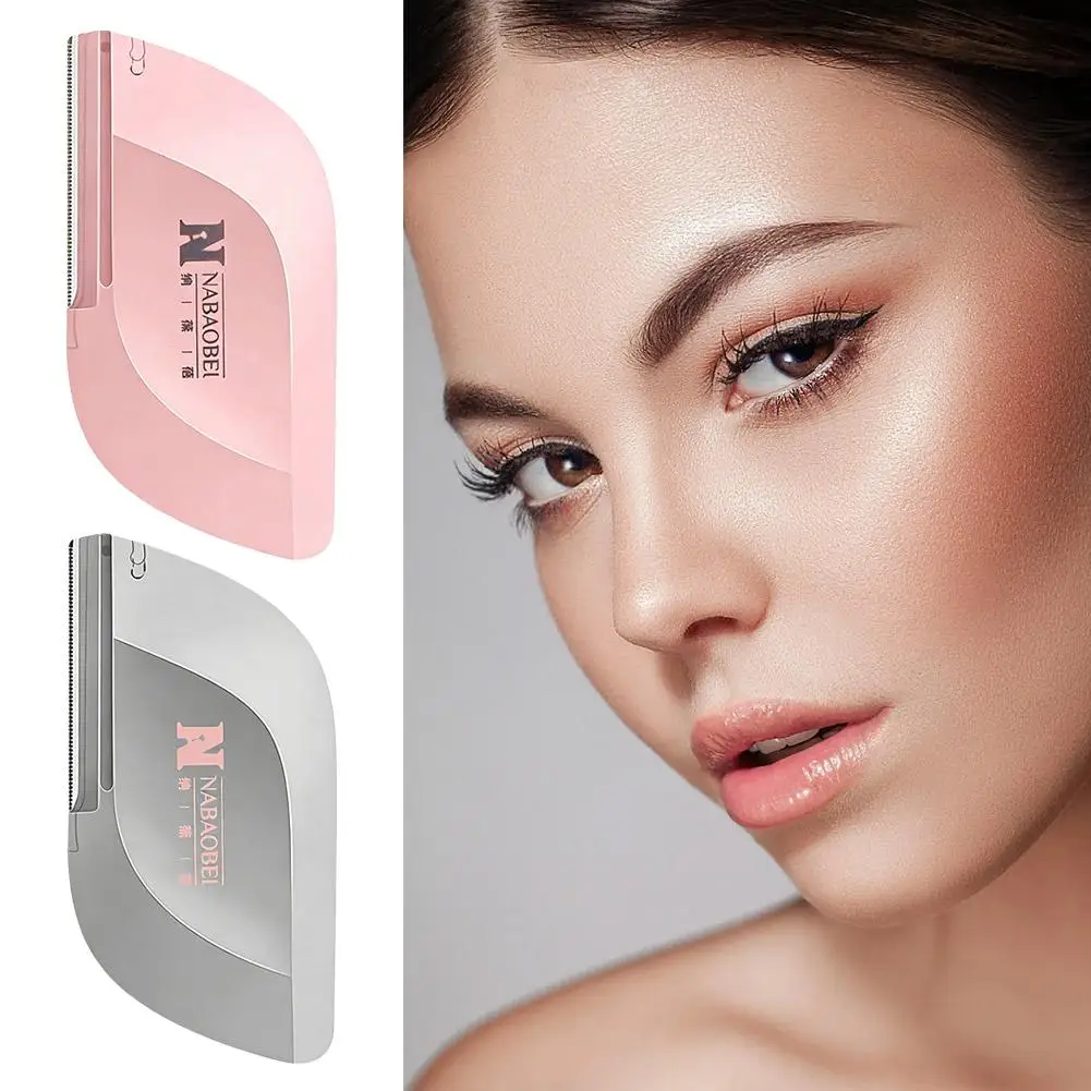 Draagbare Wenkbrauw Trimmer Ruit Wenkbrauw Epilator Scheermes Veilig Shaper Vrouw Ontharing Gereedschap Cosmetische Make-up Accessoires