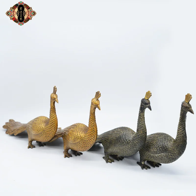 

Винтажный павлин, медь Феникс, подарочное украшение