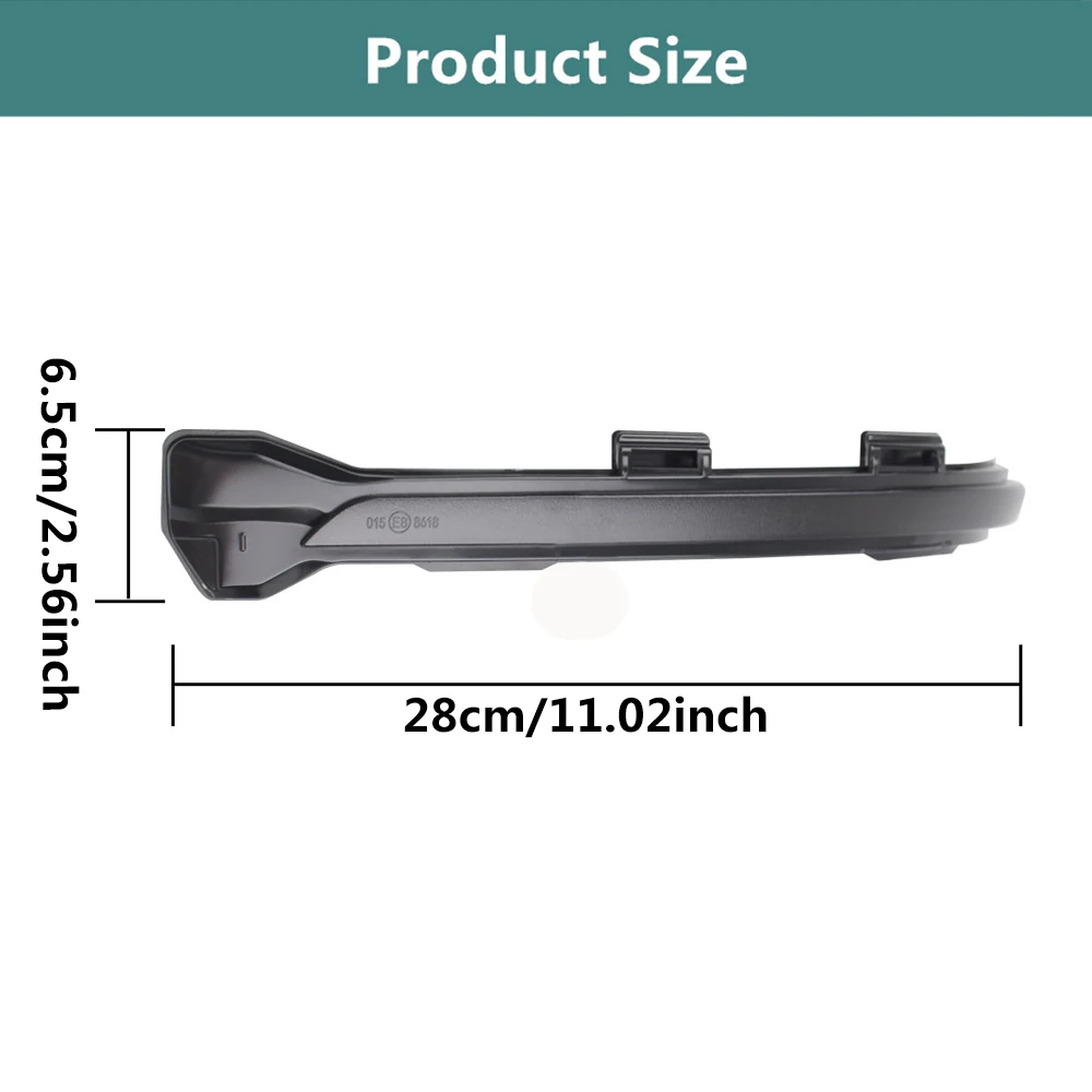 For VW Golf 7 VII MK7.5 JETTA MK7 Touran Dynamic Turn Signal LED Side Wing Rearview Mirror Indicator Blinker Sequential Light