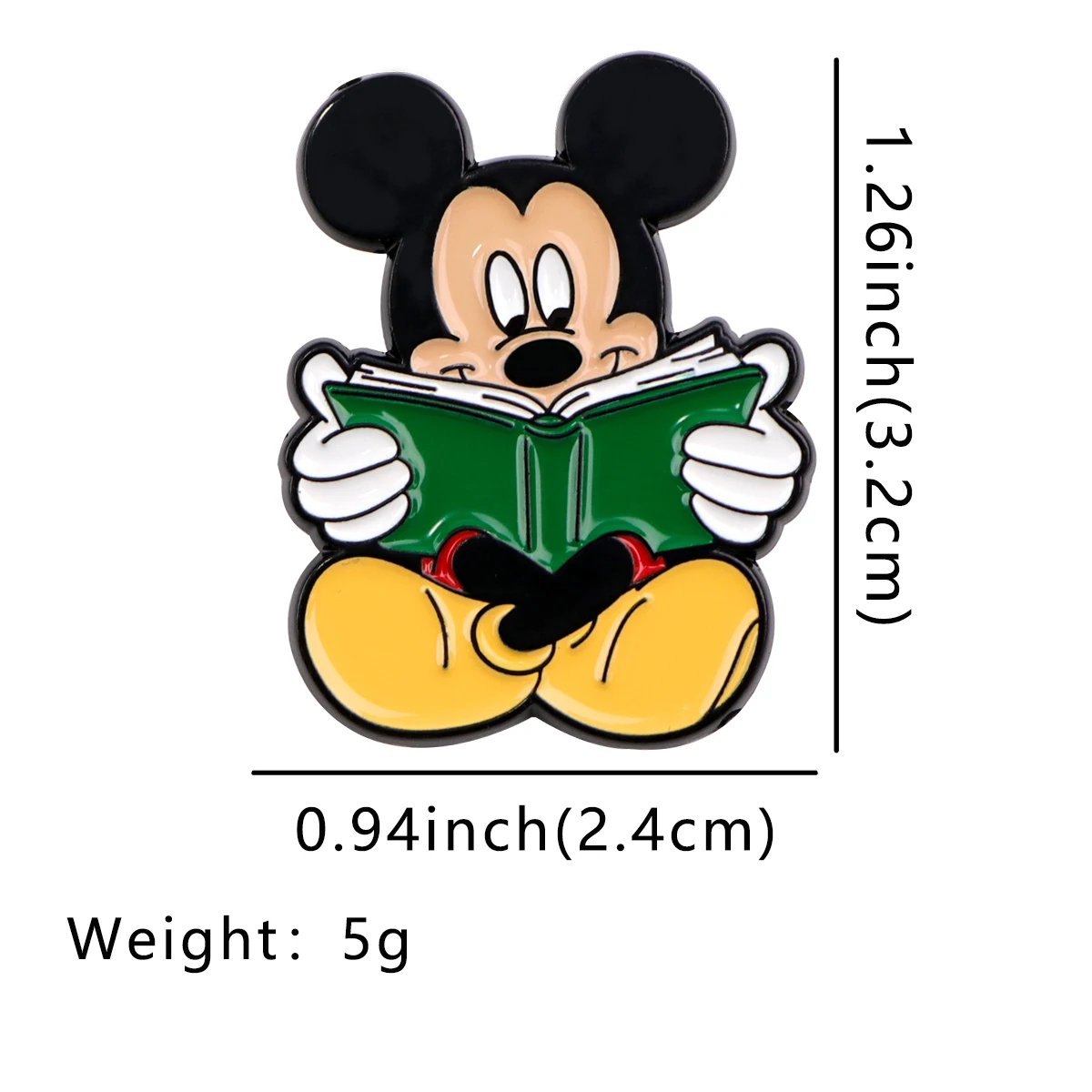 Cartoon Accessories Bear Mouse Lapel Pins for Backpacks Enamel Pin Kids Badges Brooches for Clothes Fashion Jewelry Gifts