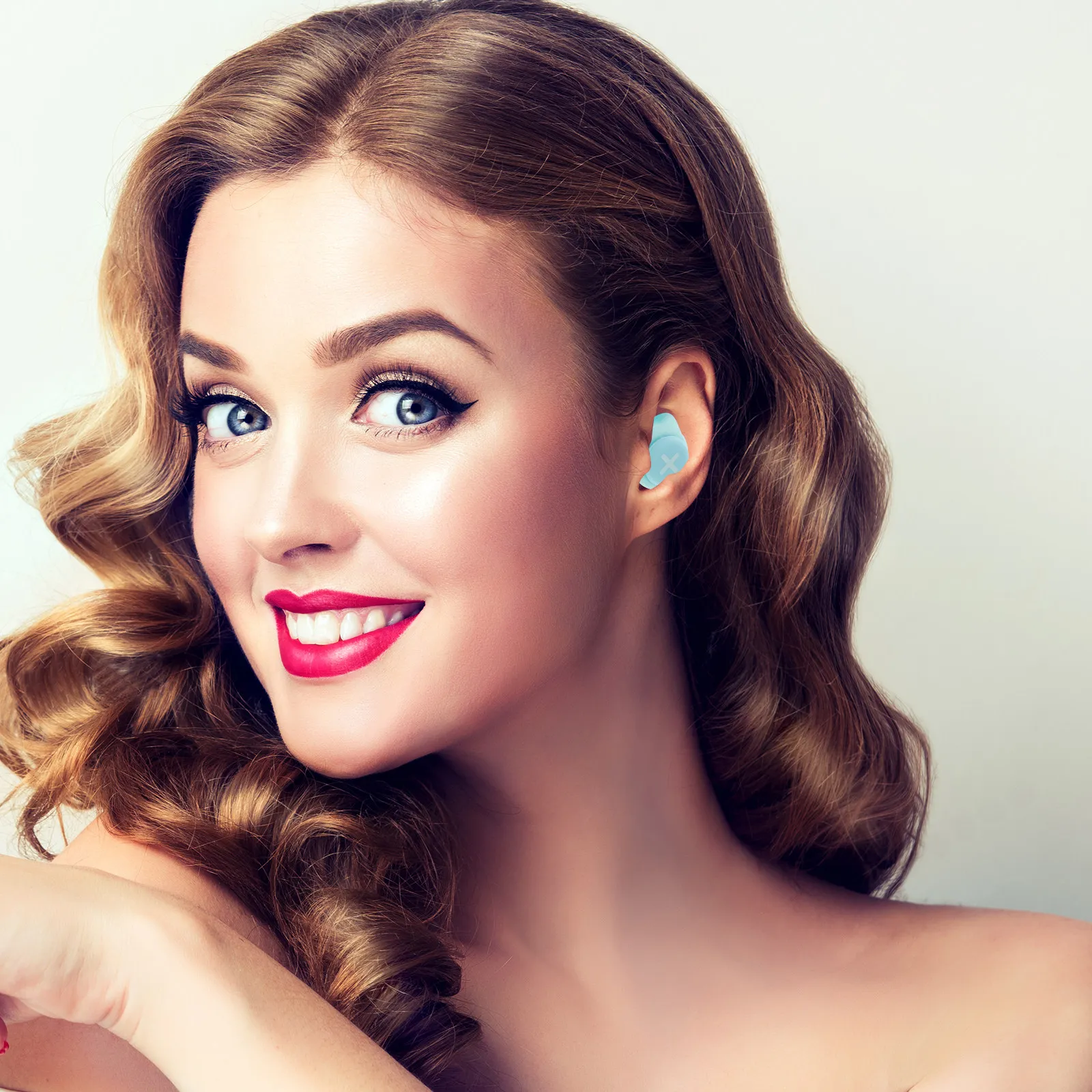 

2Sets Lightweight Soft Silicone Noise Reducing Earplugs for Sleeping Learning Working Travel Invisible Soundproof Earplugs