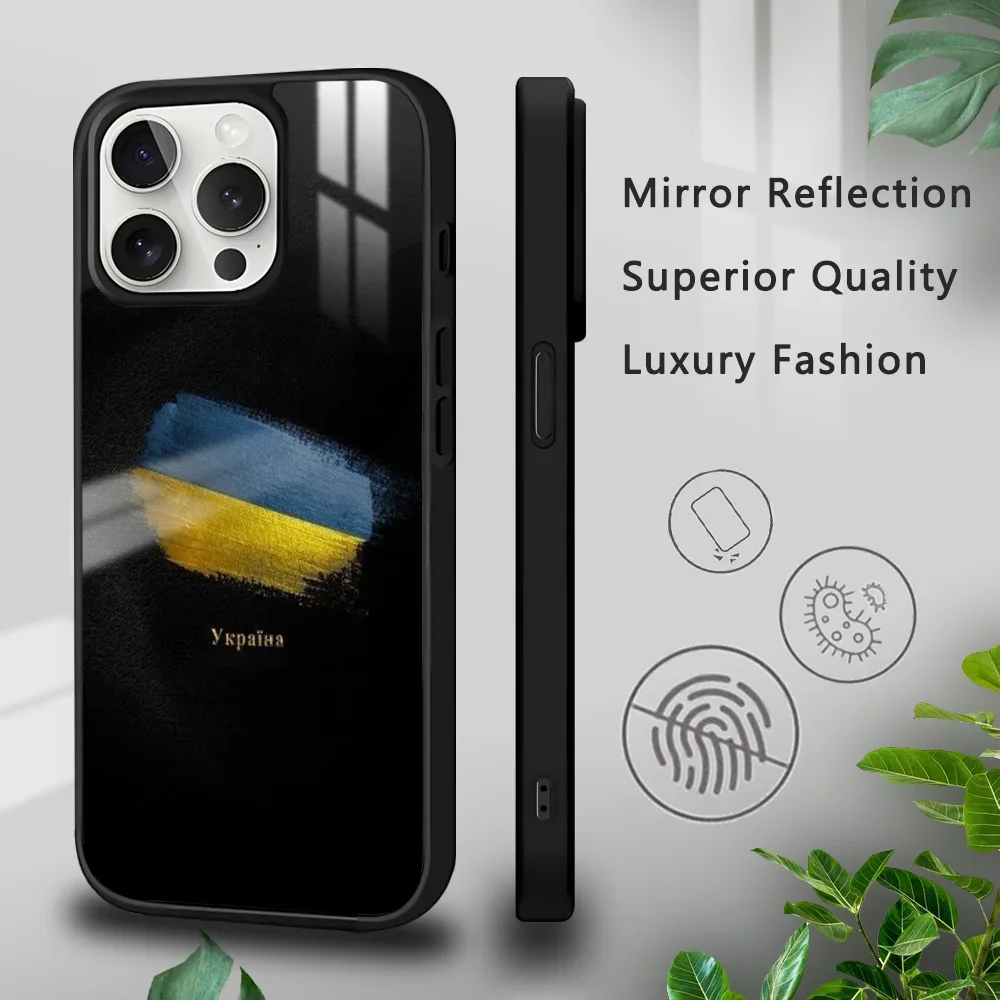 Flag Of U-Ukraine Phone Case For iPhone 16 15 14 13 12 11 Pro Xs Max Mini Plus Celulares Hard Funda