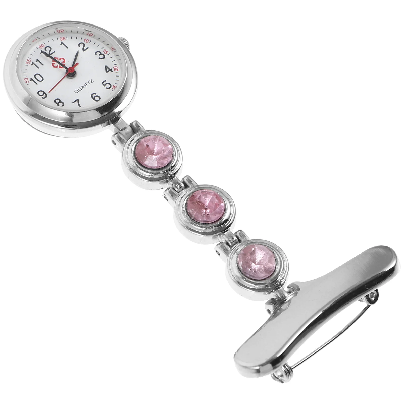 

Ослепительная инкрустация стразами, студенческие часы для медсестры, подвеска из сплава, зажим на брелок, булавка для лацкана для медсестер, рюкзак, подвесной карманный часы