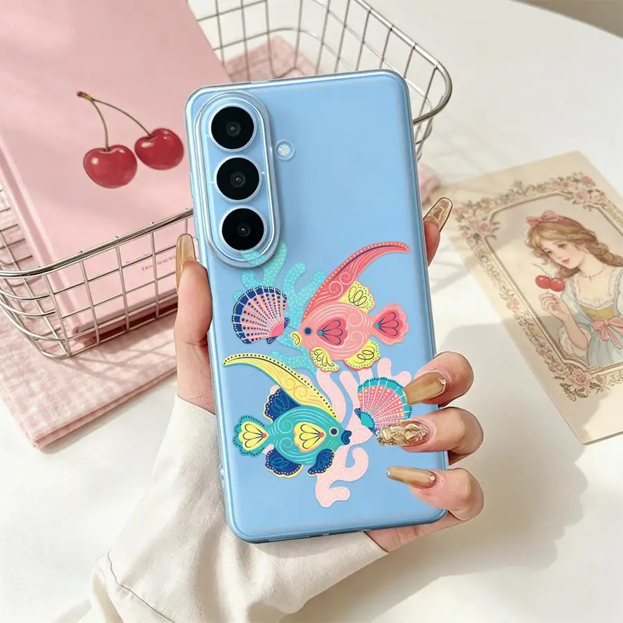 Case for Samsung Galaxy A25 A51 A52 A37 A14 A16 A36 A13 A57 A26 A24 A55 A23 Phone Cover A54 A15 A56 A27 A34 A35 A33 A52 Tropical