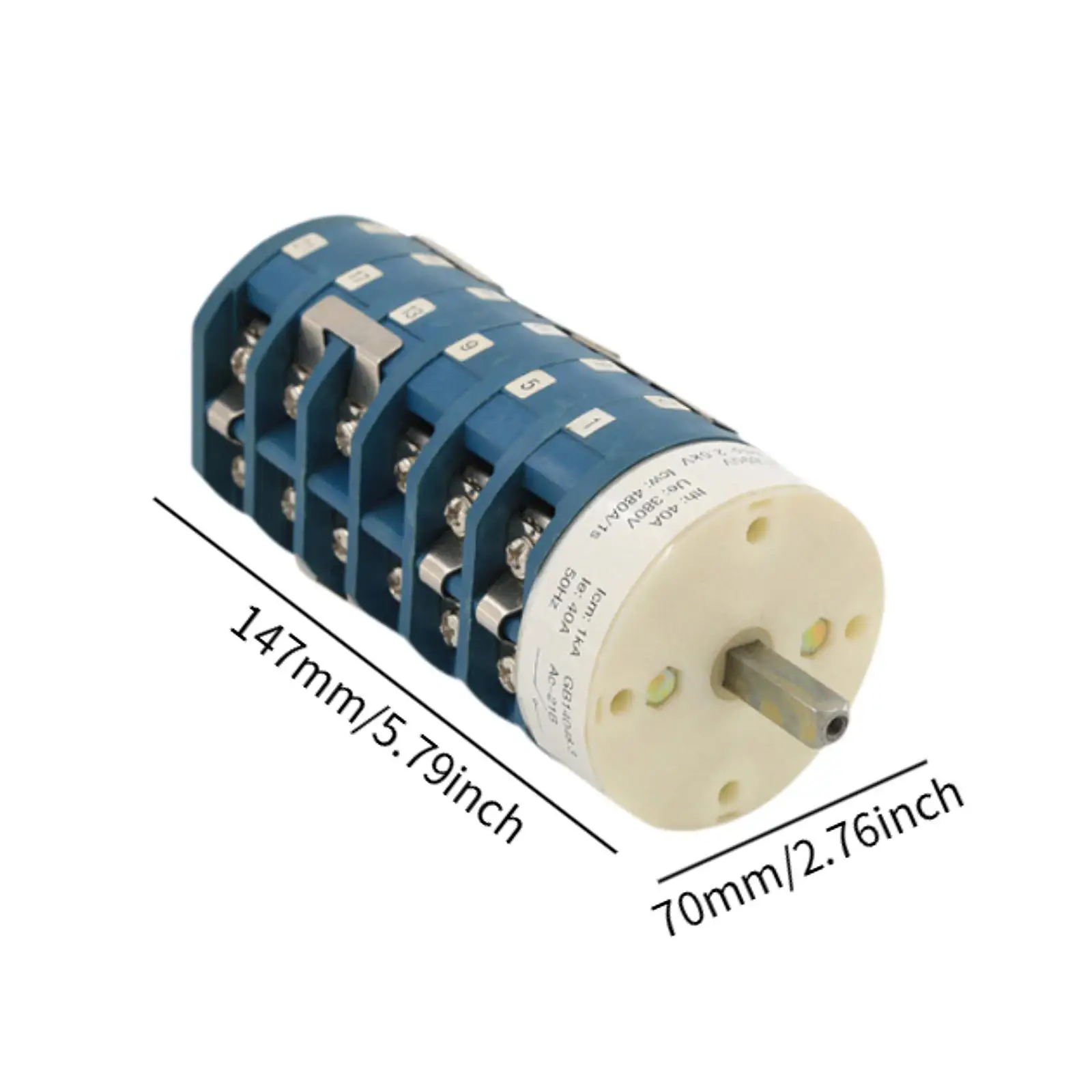 Tire Changer Motor Switch Lw5D-40A/6 Sturdy Professional Easy to Install Two-speed Switch for Automobile Truck Supplies