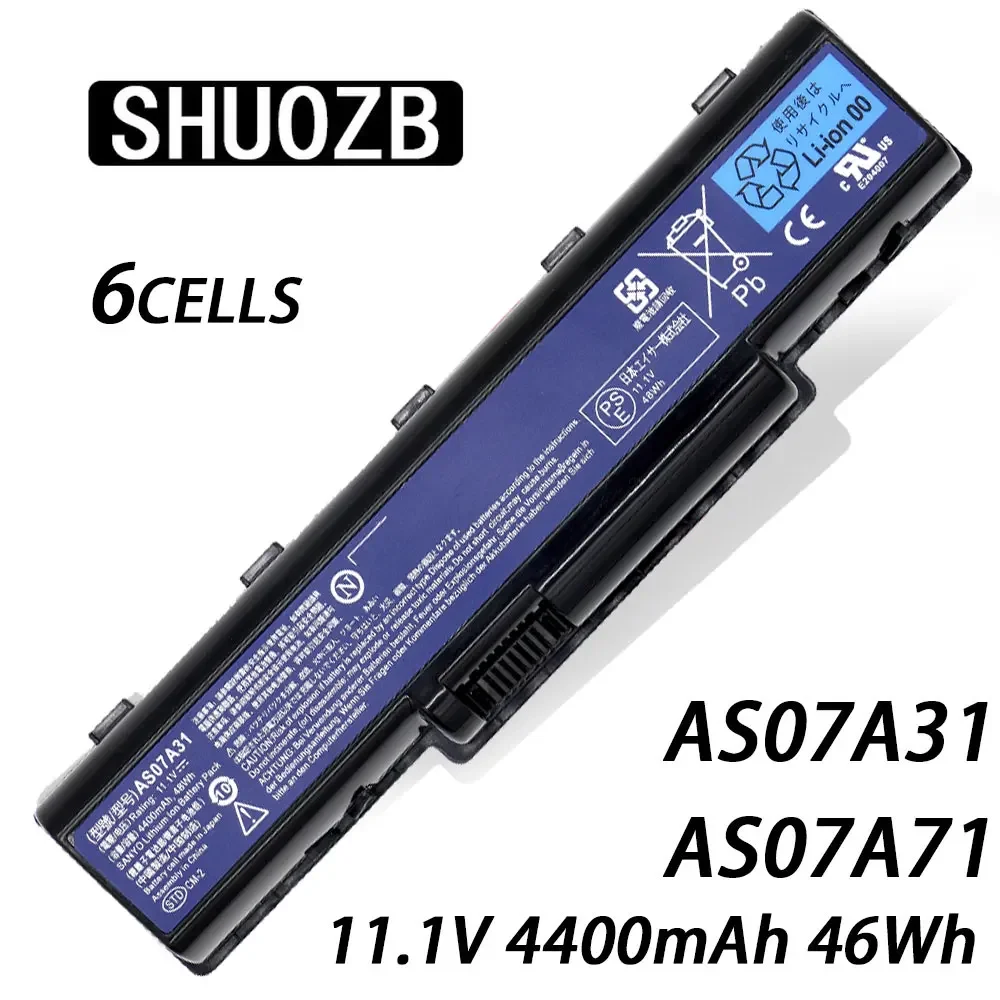 

AS07A31 AS07A71 Battery For Acer Aspire 2930G 4740G 4736 4930 4930g 5735 5738G 5738zg 5740 5740g AS07A41 AS07A51 AS07A52 AS07A72