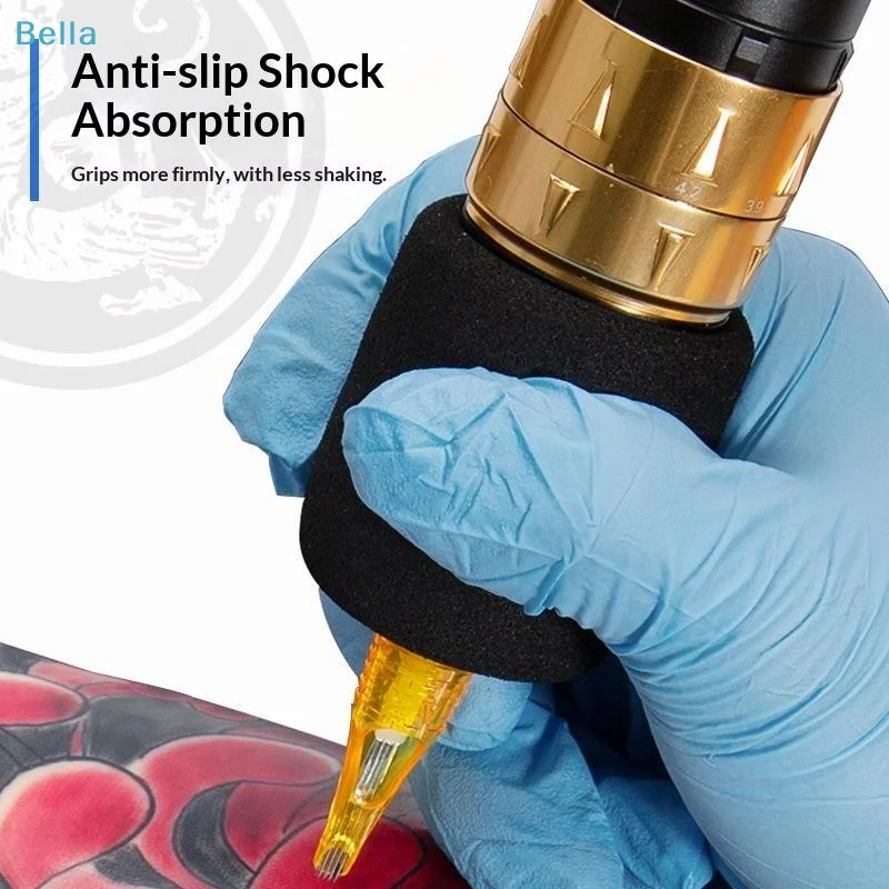 〔M〕1Pc Anti Slip Memory Foam Tattoo Grip Cover Fits 25 To 30mm Diameter Tattoo Pen Portable Sponge Grip Sleeves Tool