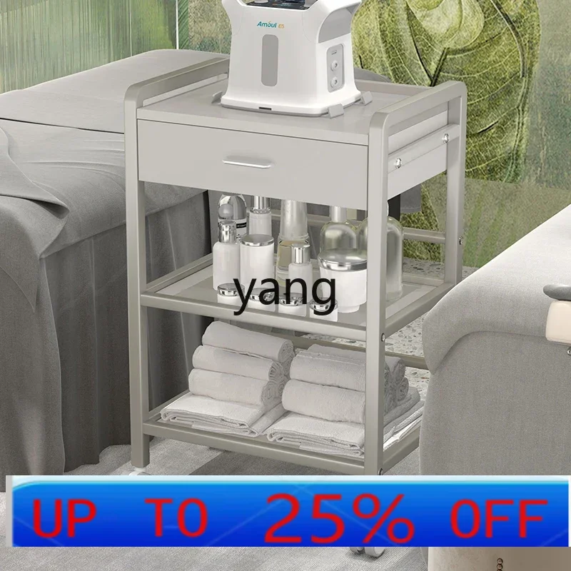 yjq Carrello di bellezza, attrezzatura speciale per salone di bellezza extra, carrello Carrello per attrezzi per manicure SPA