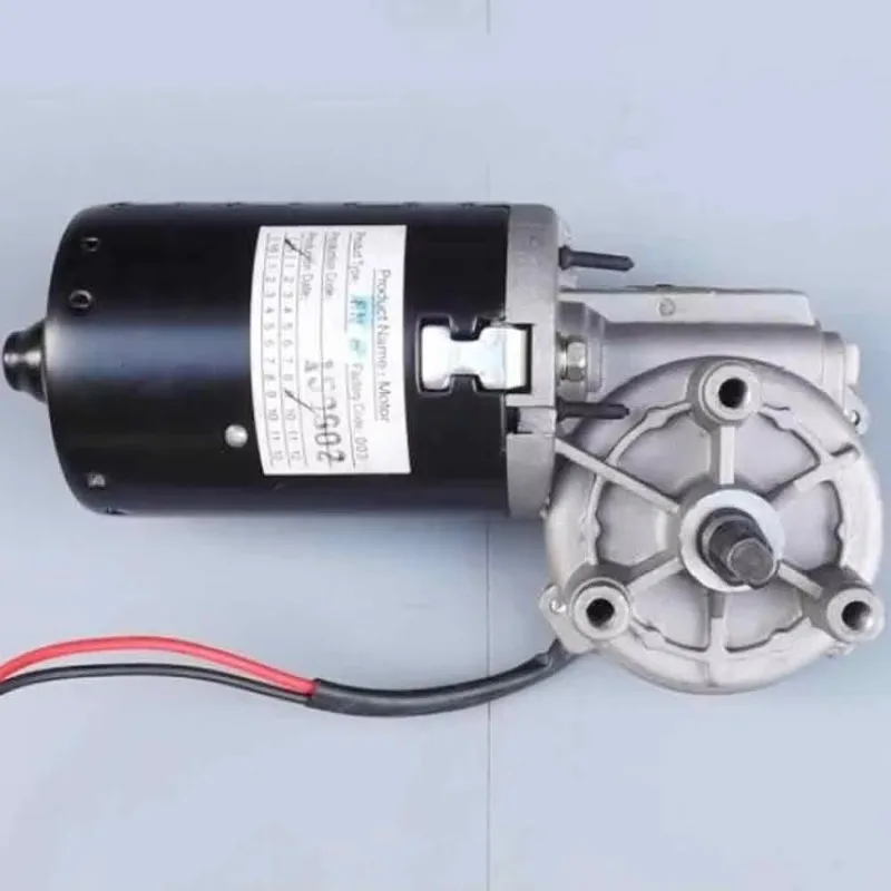 DC 12V 24V High Torque Gear Motor, Reversible Electric Reduction Motor, Low Speed 30-60 RPM Motor for DIY Robot Use