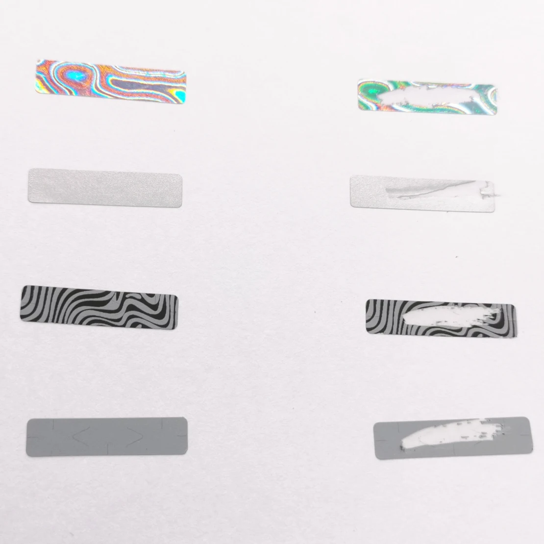 1000 pz 10mm x 30mm manuale Scratch Off etichetta adesiva Zebra Pattern nastro argentato In rotoli codice che copre Film gioco matrimonio