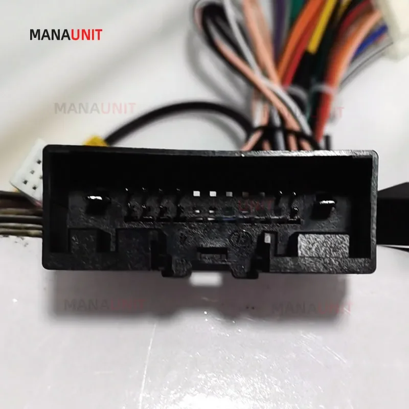 Untuk Ford Fiesta 2013-2017 16Pin memanfaatkan adaptor Android Player Multimedia kabel Stereo Canbus Canbox DVD Radio GPS Power kabel