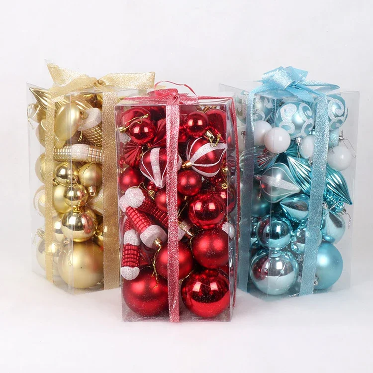 

Holiday Decoration Christmas Balls 52 Pack Champagne Shaped Pendants
