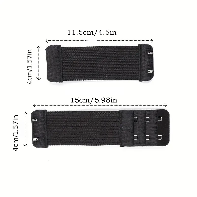 4-teiliges Perückenzubehör, verstellbares Gummiband, verstellbare Perückenbänder mit Haken für Lace-Front-Perücke oder DIY-Einsatz