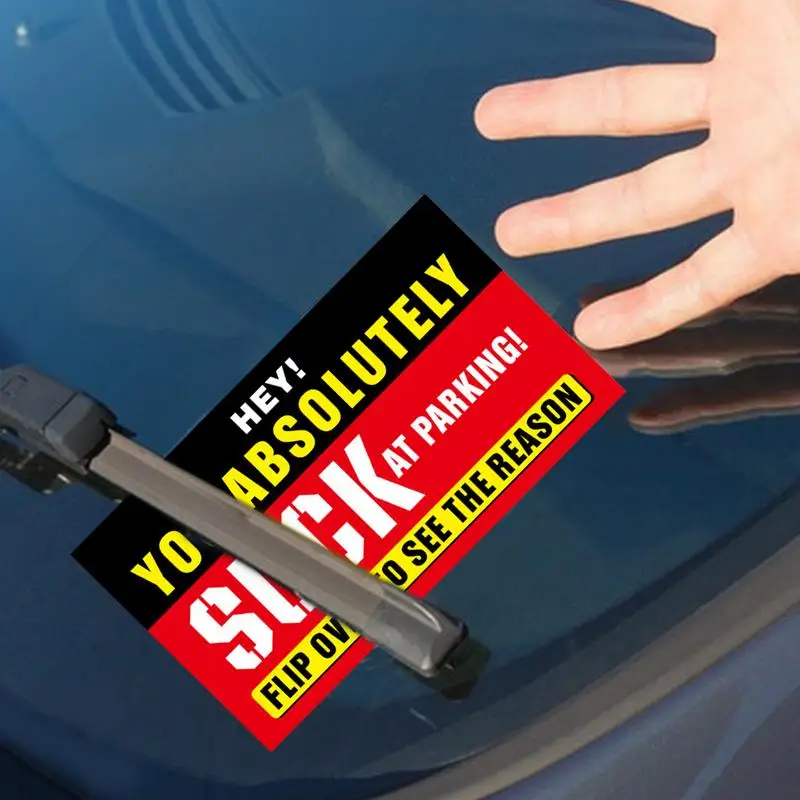 50pcs Fake Parking Tickets 2X3.5 Inch Bad Parking Notes Funny Labels Business Cards Multi Reasons Violation Stocking Stuffers