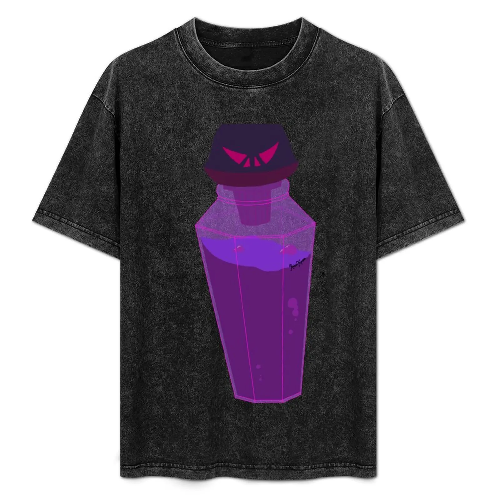Camiseta Mortal Potion, camiseta holgada de talla grande y larga