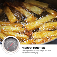 Stainless Steel Oven Thermometer Grill BBQ Kitchen Large Display High Precision Food Thermometer Temperature Meter