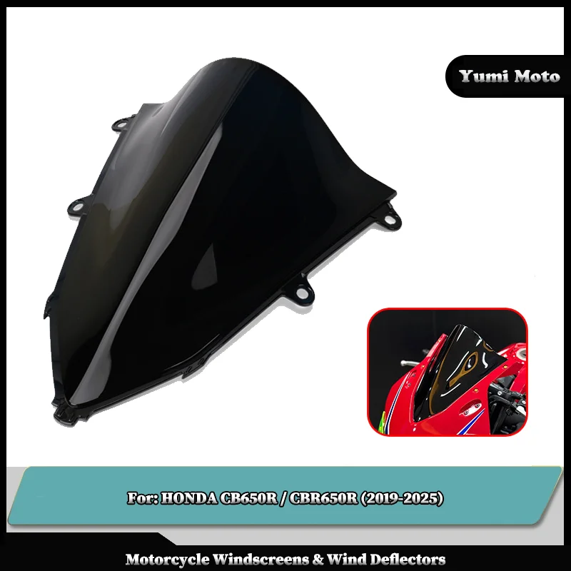 

Motorcycle Wind Windshield Windscreen Screen Fairing For HONDA CBR650 CBR650R CBR650 R CBR 650 R 650R 2019-2025 2024 2023 2022