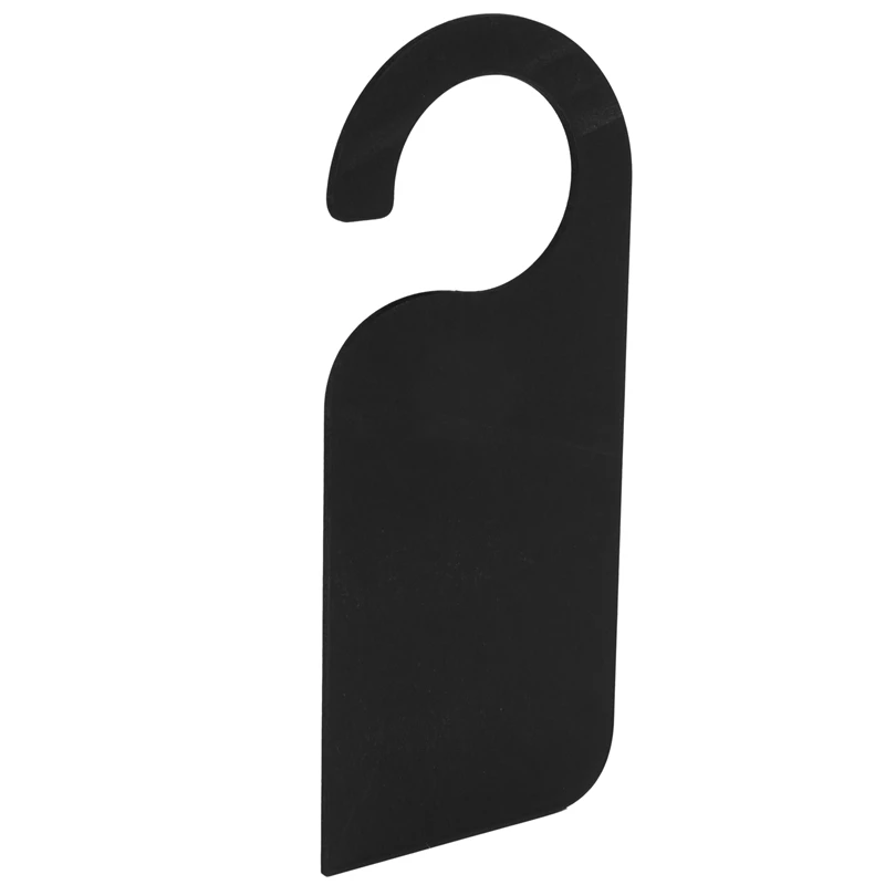 ABXH 6 قطعة لافتة باب خشبية شماعات صغيرة على الوجهين الخشب السبورة السبورة رسالة ملاحظات مذكرة مجلس مقبض الباب شماعات تسجيل ،