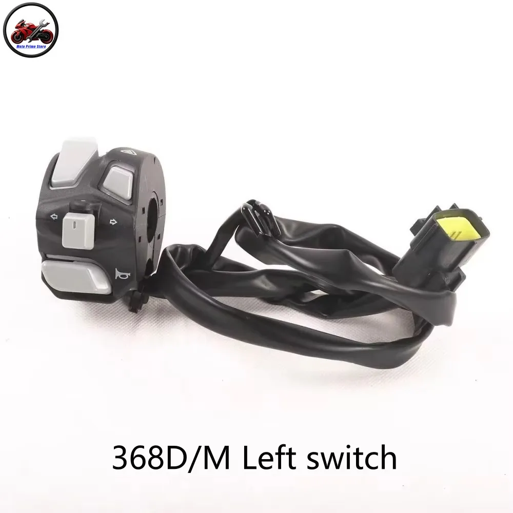 For ZONTES 368G 368D 368E 368M 368K Handlebar Switch Assembly Control Horn Turn Signal Pass Light Accesorios Moto Mando Luces