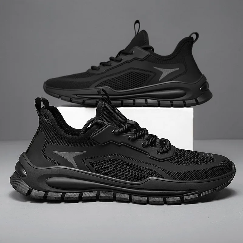 Men's shoes summer mesh breathable anti-odor running sports leisure mesh men's work labor protection trendy