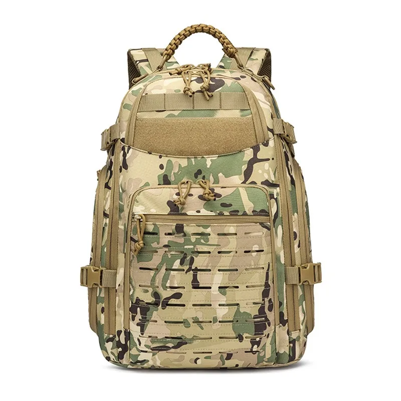 

Рюкзак Nesitu зеленого и черного цвета с камуфляжным принтом, 15,6 дюймов, для ноутбука, для женщин и мужчин, военный тактический рюкзак, для походов, альпинизма, кемпинга, путешествий, M4