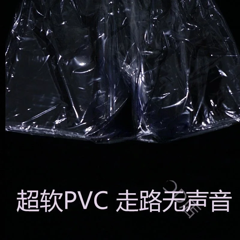 Masculino e feminino pvc macio silencioso sexy zíper calças de praia boxers de plástico perspectiva shorts de verão calças abertas transparentes