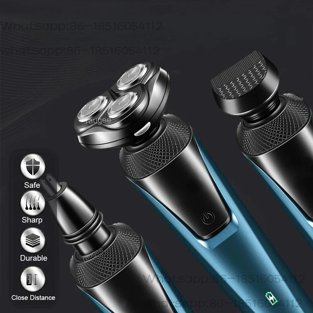 Electric Shaver for Men Facial Beard Hair Remover Chest Nose Hair Trimmer Rechargeable Portable Multifunctional Electric Razor