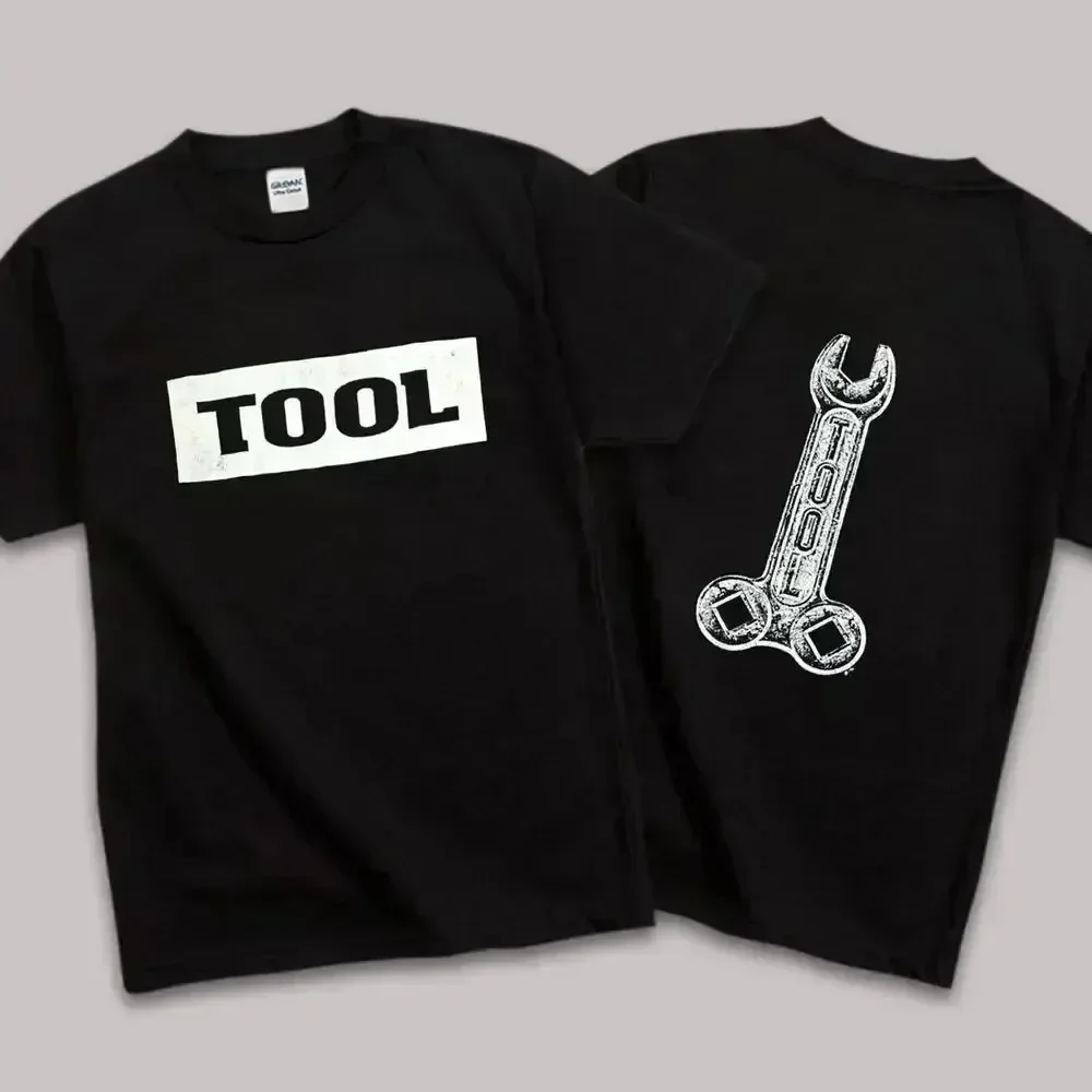 2024 Fashion Men TOOL Band Wrench Pallus Logo T Shirt Casual Oversized Breathable T-shirt Graphic Youth Cloth Streetwear S-4XL