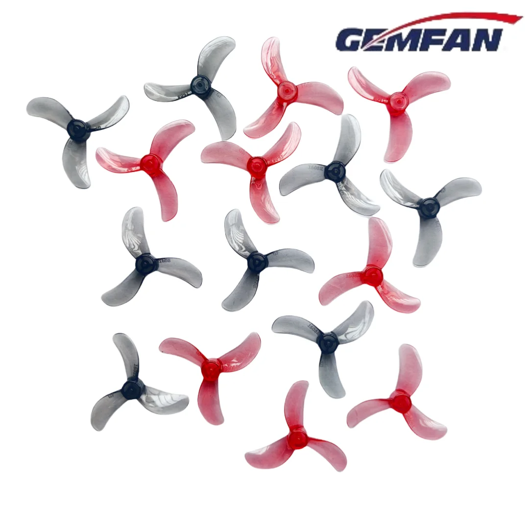 4Pairs/8pcs Gemfan 40mm 3-Blade 1608 PC Propeller 1mm 1.5mm for Micro Whoop FPV Racing Freestyle Tinywhoop Drones view 2