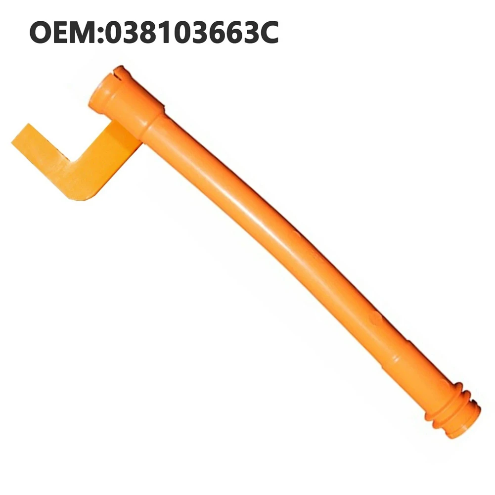 Car Engine Oil Level Dipstick Guide Tube Funnel For Golf For Passat 038103663C Car Interior Accessory