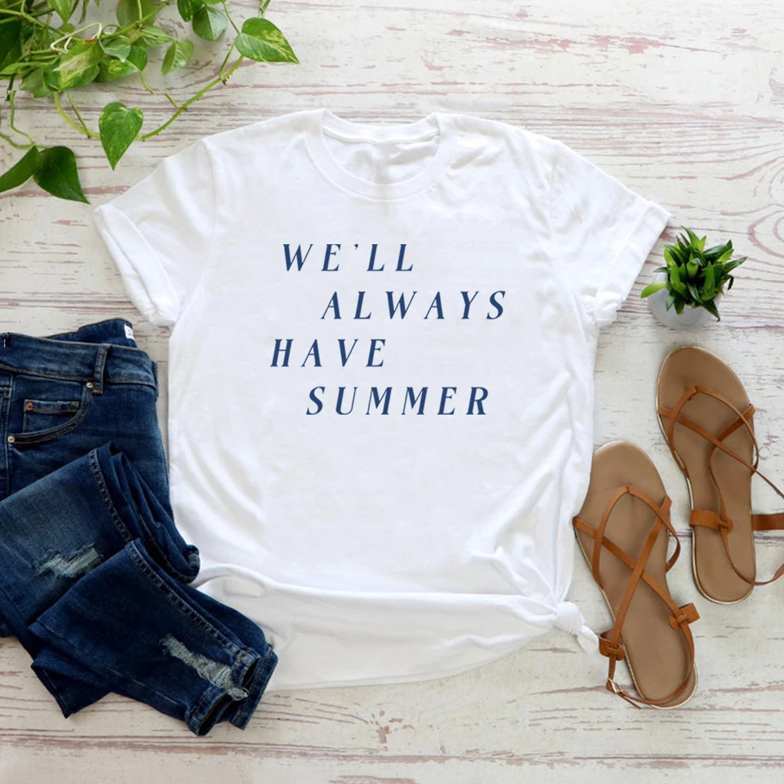 

We'll Always Have Summer T-Shirts The Summer I Turned Pretty Tv Show Shirt Short Sleeve Unisex Tshirts Summer Graphic T Shirts