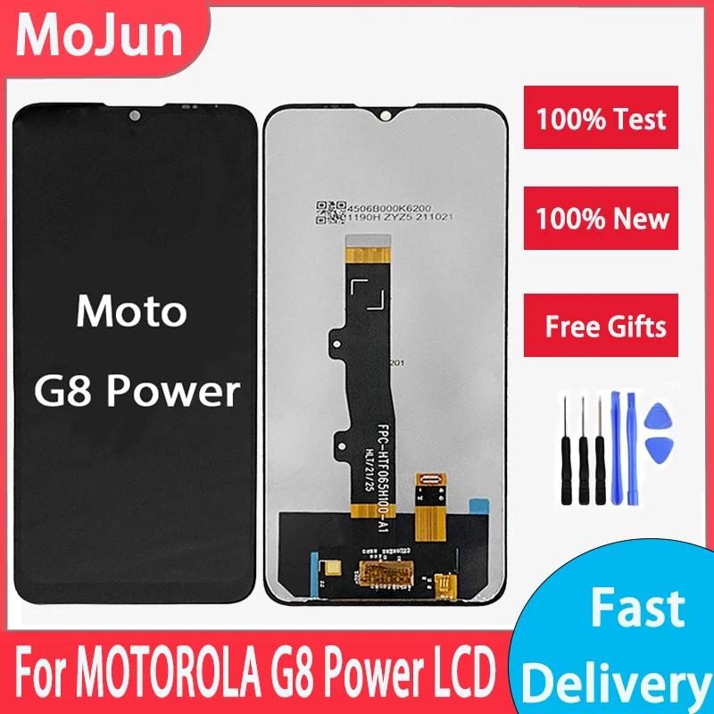 LCD Display For MOTOROLA G8 Power LCD Display Touch Screen Digitizer Assembly For MOTOROLA G8 Power LCD Screen Replacement